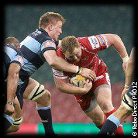 Cardiff Blues Scarlets Samson Lee Bradley Davies
